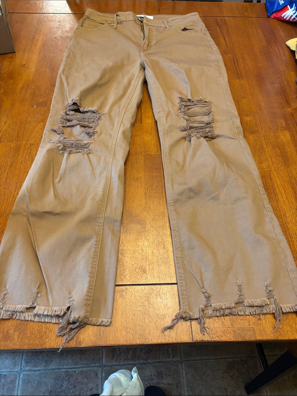 Risen jeans.